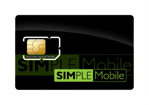 5 Pack of Simple Mobile $27.50 Spiff Tcetra activation sim